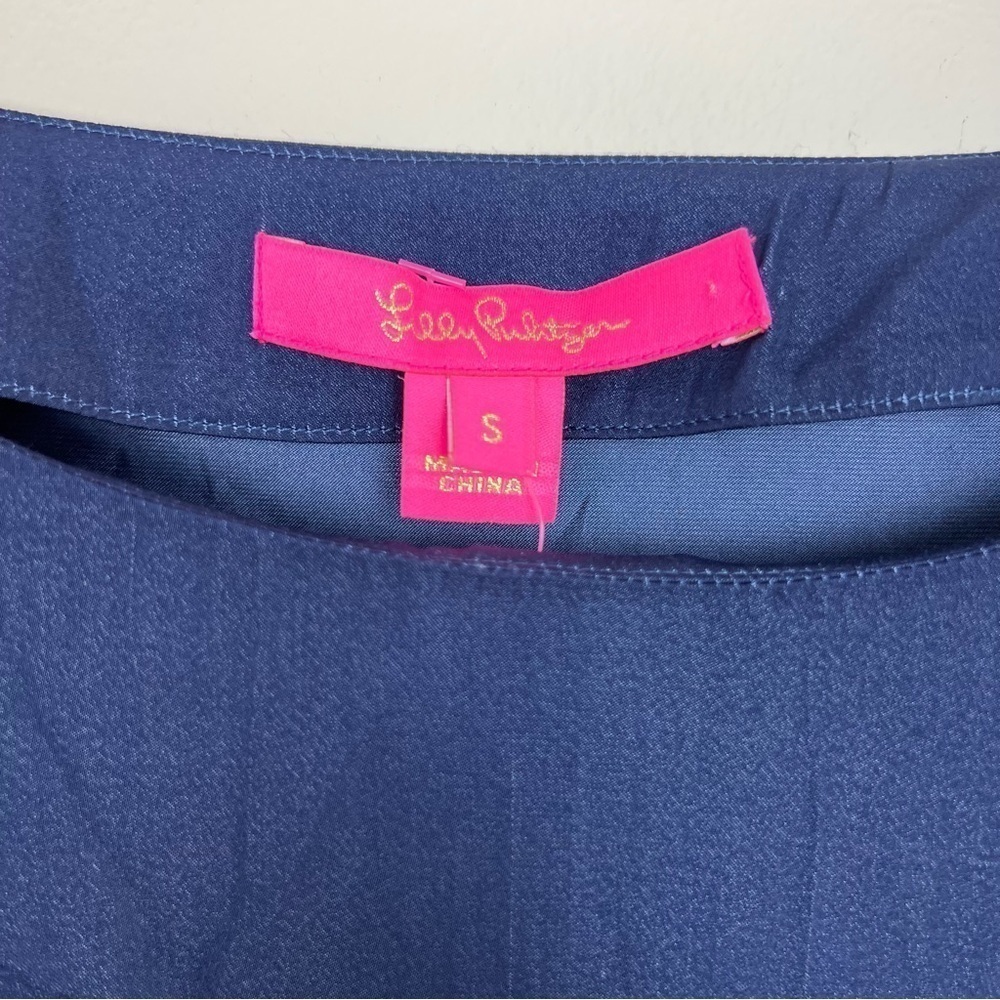 Lilly Pulitzer Navy Blue‎ Maisel Top - Picture 6 of 12